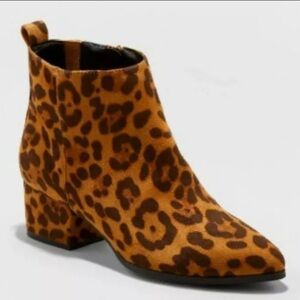 A New Day Leopard Booties